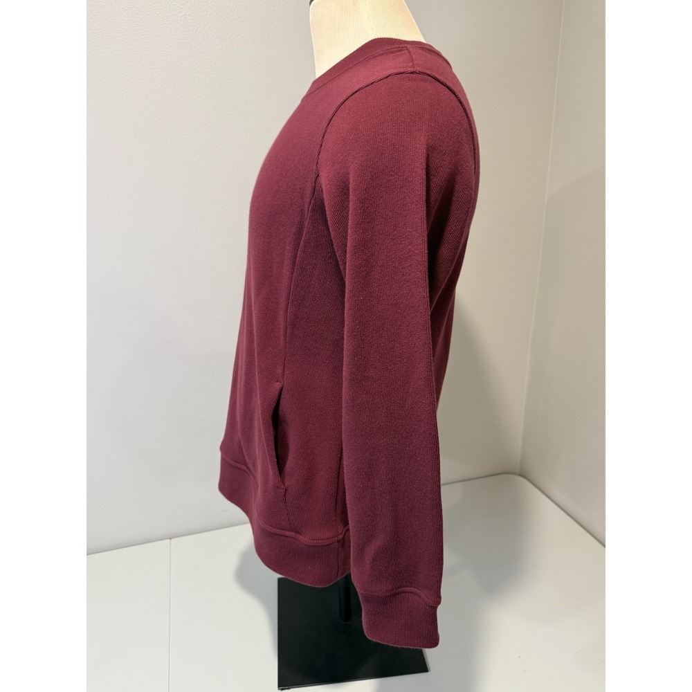 Duluth Trading Co. Sweater Men's Medium Red Pocket Long Sleeve Crewneck Pullover - Picture 3 of 6